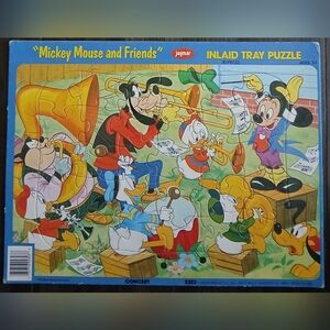 Vintage Mickey Mouse & Friends Tray Puzzle